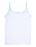 5P Cami Vests colour Trim (2-16 Yrs)