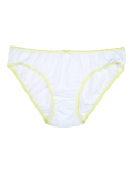 5P Plain Bikinis White (6-16 Yrs)