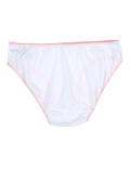 5P Plain Bikinis White (6-16 Yrs)