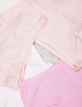 Pack of 5 Cotton Mix Plain Knickers