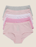 Pack of 5 Cotton Mix  Seamless Knickers