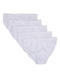 5 Pack Cotton Plain Briefs