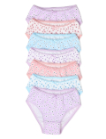 7pk Cotton Floral Knickers (2-16 Yrs)