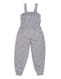 Pure Viscose Floral Square Neck Jumpsuit