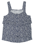 Pure Viscose Floral Shoulder Strap Top