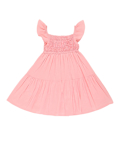 Pure Cotton Plain Square Neck Dress