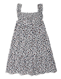 Pure Viscose Printed Square Neck Dress