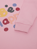 Cotton Mix Embroidered Hooded Dress