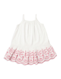 Embroidered Shoulder Straps Dress