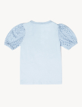 2pc Pure Cotton Top & Skirt Set