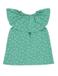 Pure Viscose Floral Round Neck Top