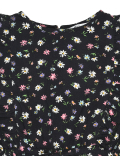 Pure Viscose Floral Round Neck Jumpsuit