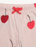 Pure Cotton Printed Round Neck Shorts Set