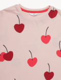 Pure Cotton Printed Round Neck Shorts Set