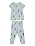 Pure Cotton Printed Round Neck Pyjama Set