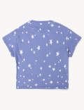 Pack of 2 Pure Cotton Printed Pajama Set