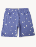 Pack of 2 Pure Cotton Printed Pajama Set