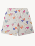 Pack of 2 Pure Cotton Printed Pajama Set