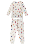 4 Pack Pure Cotton Printed Nightwear