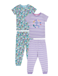 Pure Cotton Printed Night Suit Set of 2