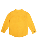 Linen Cotton Solid Mandarin Neck Shirt