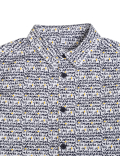 Pure Cotton Printed Spread Collar Shirt