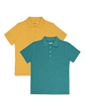 2 Pack Pure Cotton Plain T-Shirt