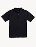 Pure Cotton Solid Polo T-Shirt