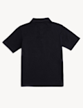 Pure Cotton Solid Polo T-Shirt