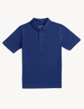 Pure Cotton Solid Polo T-Shirt