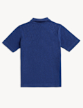 Pure Cotton Solid Polo T-Shirt