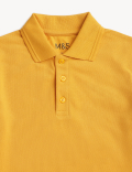 Pure Cotton Solid Polo T-Shirt
