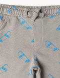 Cotton Mix Regular Fit Printed Shorts