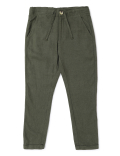 Linen Mix Plain Regular Fit Trouser