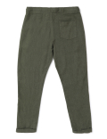 Linen Mix Plain Regular Fit Trouser