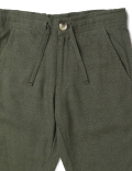 Linen Mix Plain Regular Fit Trouser