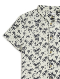 Pure Cotton Tropical Spread Collar Shirt