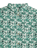Pure Cotton Tropical Spread Collar Shirt