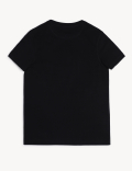 Pure Cotton Printed Round Neck T-Shirt