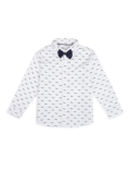 Pure Cotton Printed Button Down Collar Boys Outfit