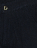 Linen Mix Plain Regular Fit Trouser