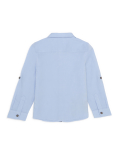Pure Cotton Embroidered Spread Collar Shirt