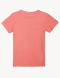 Pure Cotton Printed Round Neck T-Shirt