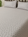 Cotton Mix Printed Double Bedsheet Set