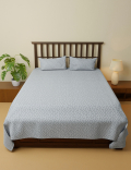 Cotton Mix Printed Super King Bedsheet Set