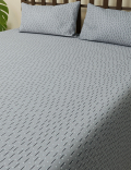 Cotton Mix Printed Super King Bedsheet Set