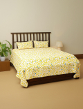 Cotton Mix Printed Super King Bedsheet Set