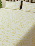 Cotton Mix Printed Super King Bedsheet Set