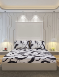 Cotton Mix Super King Bedsheet Set