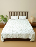 Cotton Mix Printed Super King Bedsheet Set